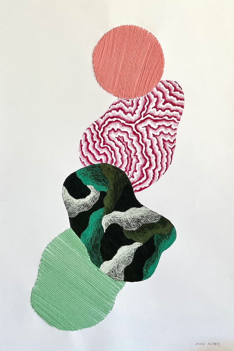 Météor brodé 2 - Rachel Altabas