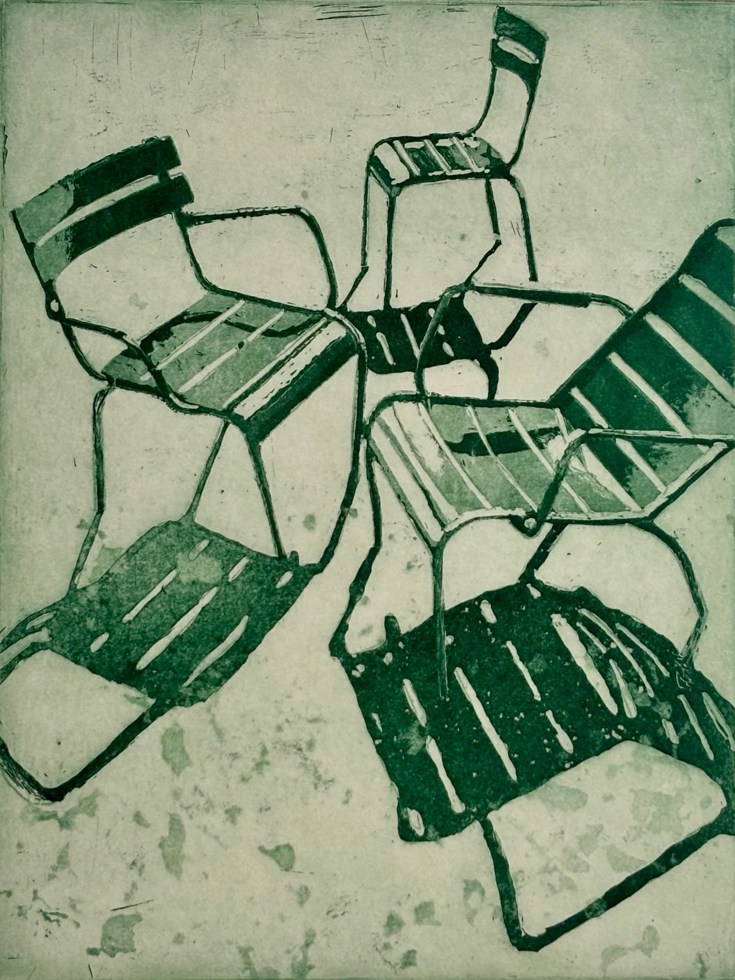 oeuvre de Laure Gisbert - galerie matchi.art - interior decoration painting
