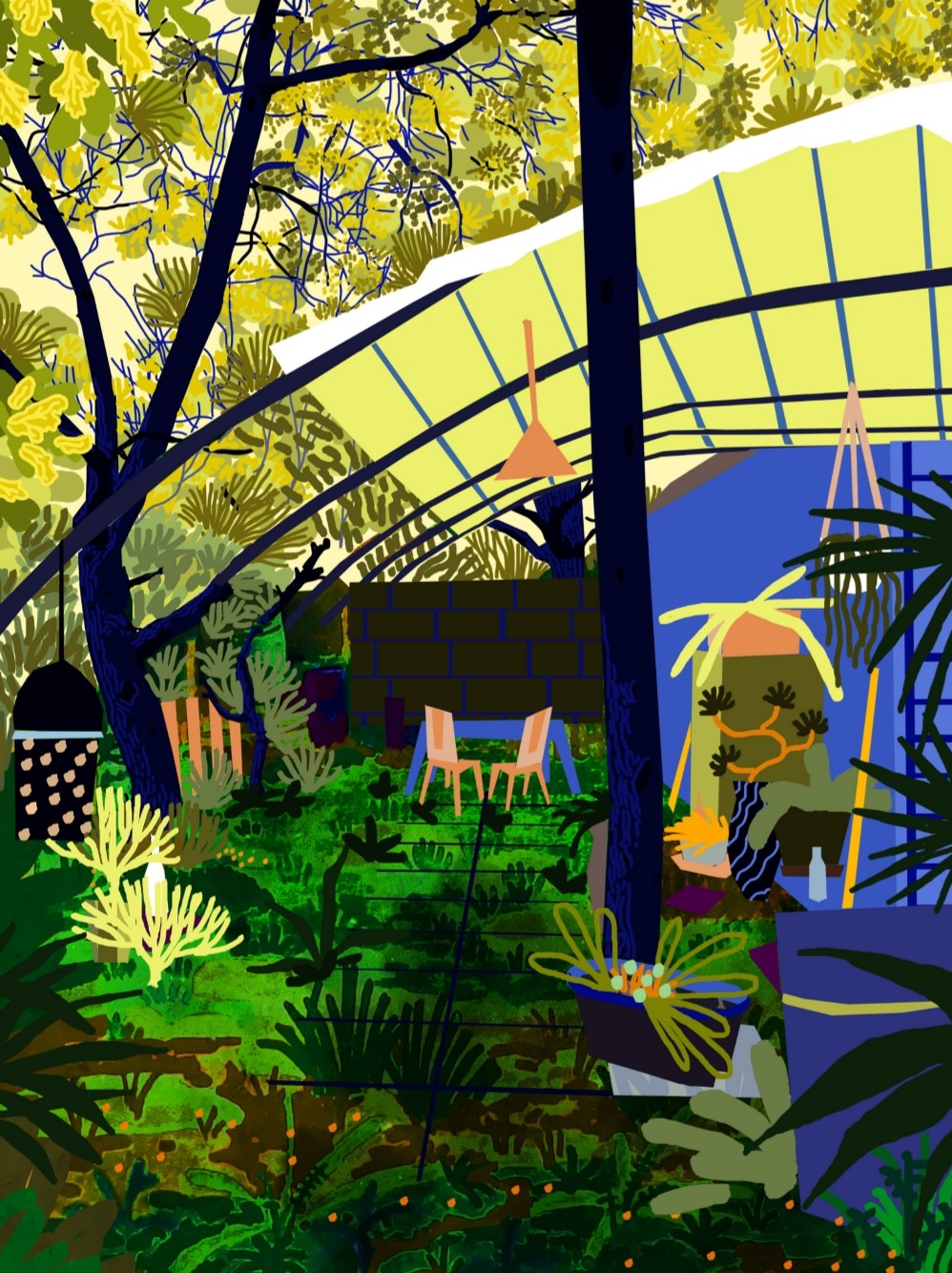 Le patio, terrain en friche - Gillian Genries