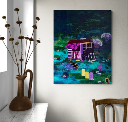 Purple swamp - Gillian Genries