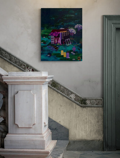 Purple swamp - Gillian Genries