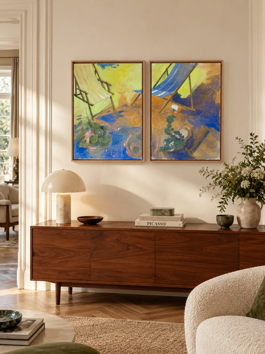 oeuvre de Laure Gisbert - galerie matchi.art - interior decoration painting