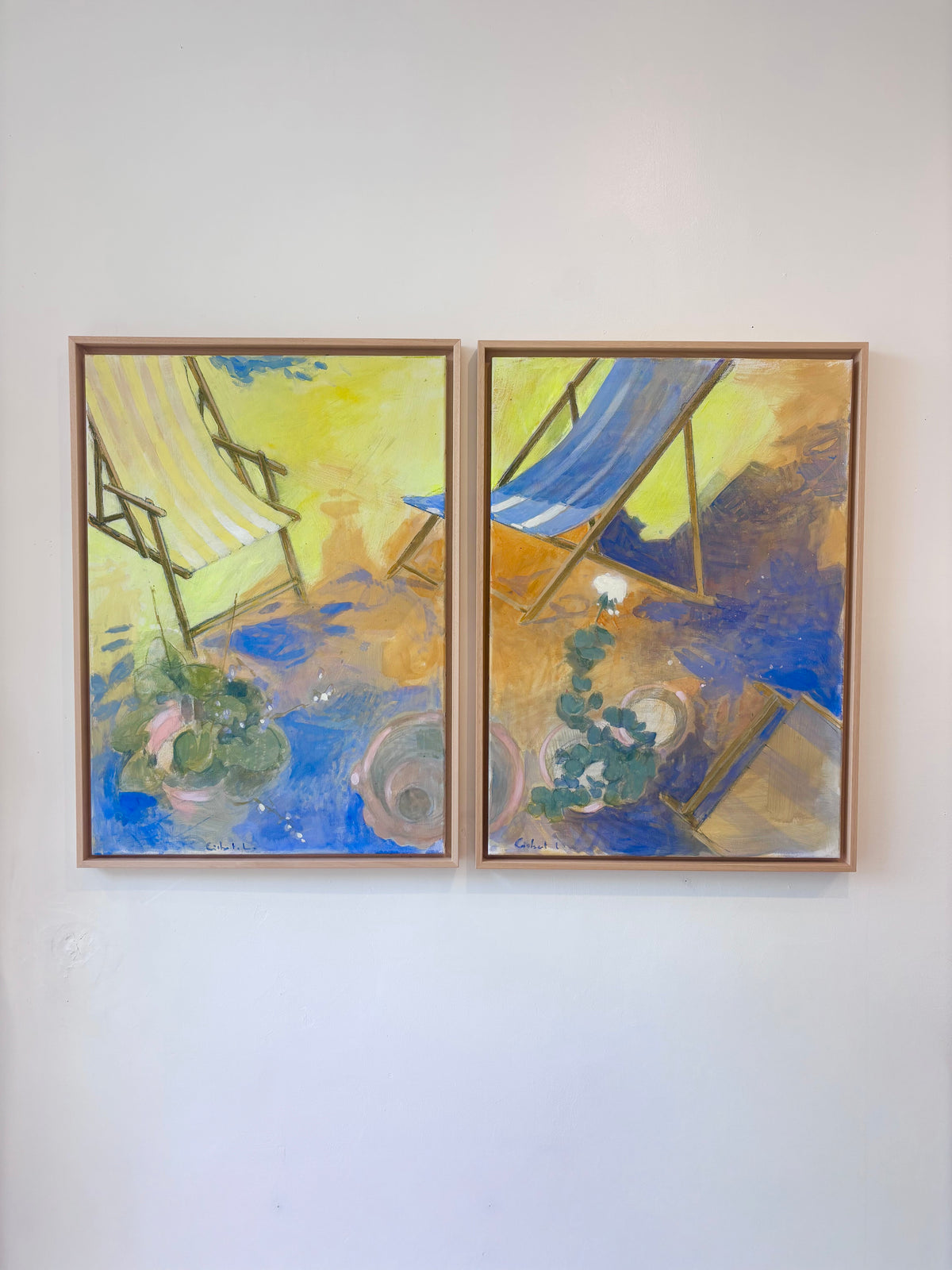 oeuvre de Laure Gisbert - galerie matchi.art - interior decoration painting