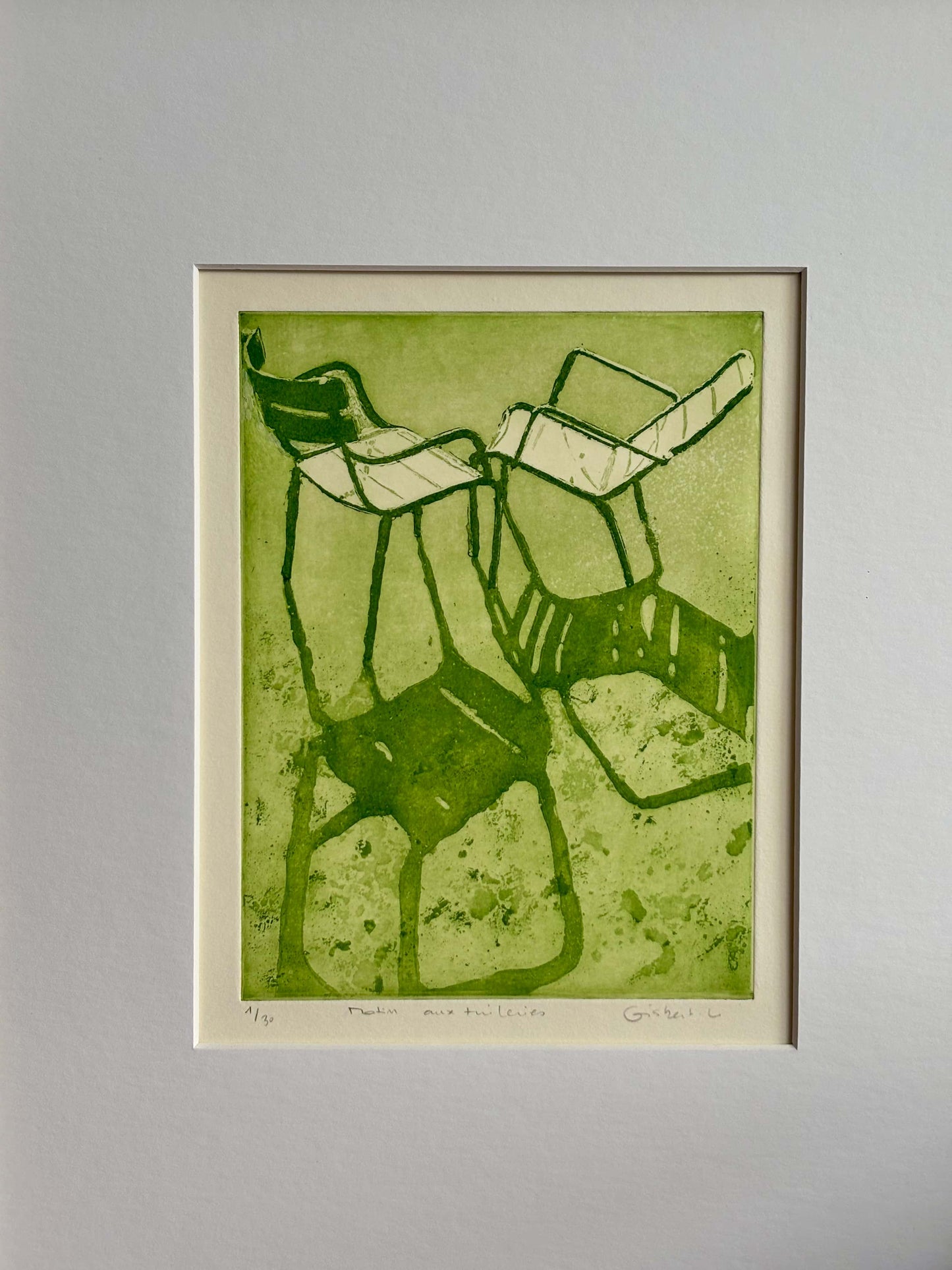 oeuvre de Laure Gisbert - galerie matchi.art - interior decoration painting