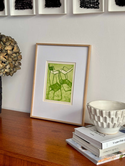 oeuvre de Laure Gisbert - galerie matchi.art - interior decoration painting