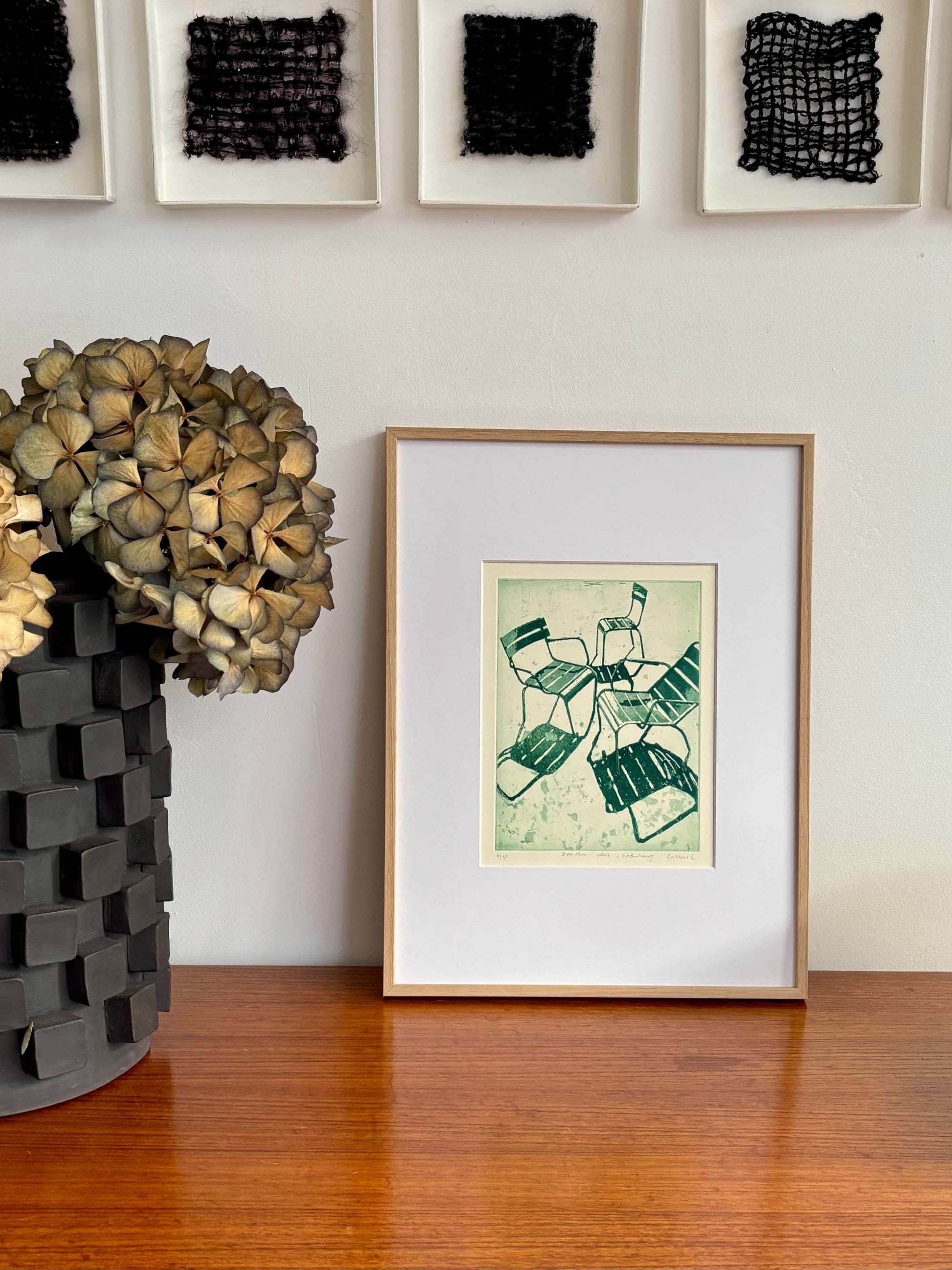 oeuvre de Laure Gisbert - galerie matchi.art - interior decoration painting