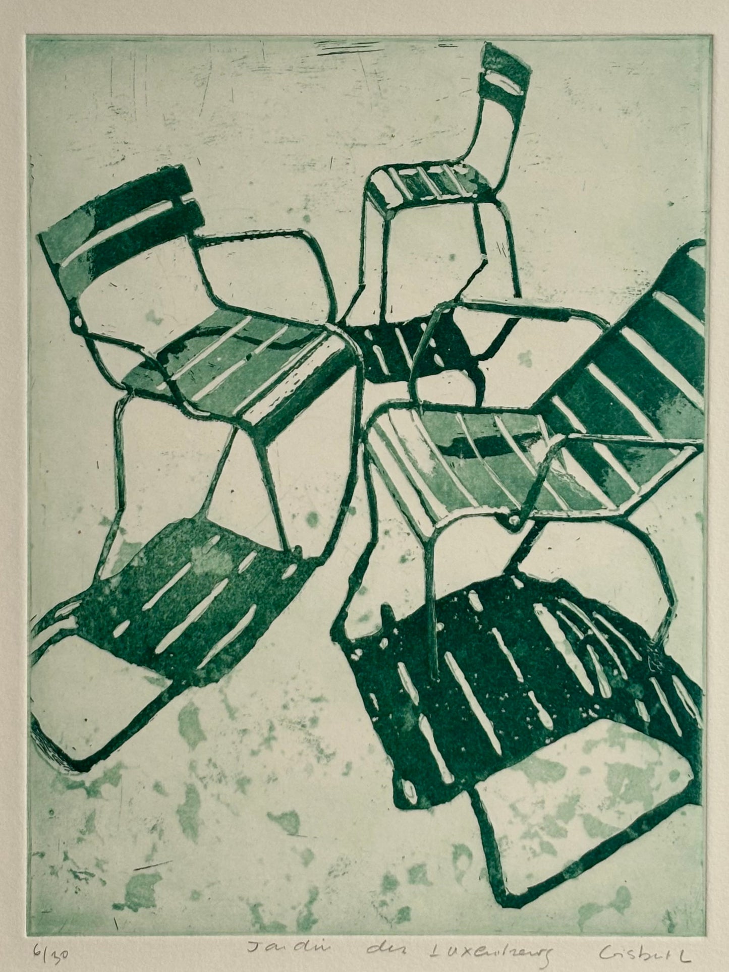 oeuvre de Laure Gisbert - galerie matchi.art - interior decoration painting