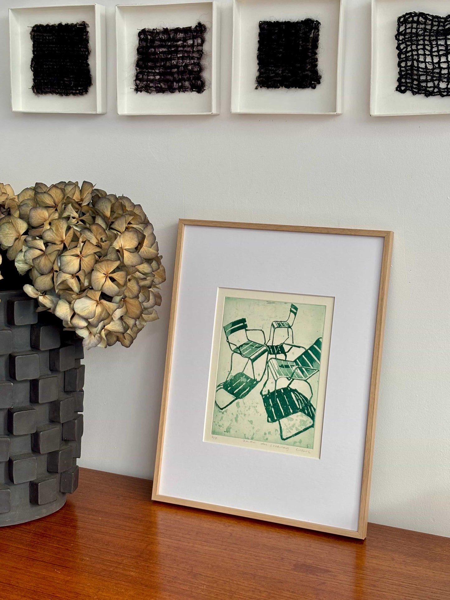 oeuvre de Laure Gisbert - galerie matchi.art - interior decoration painting